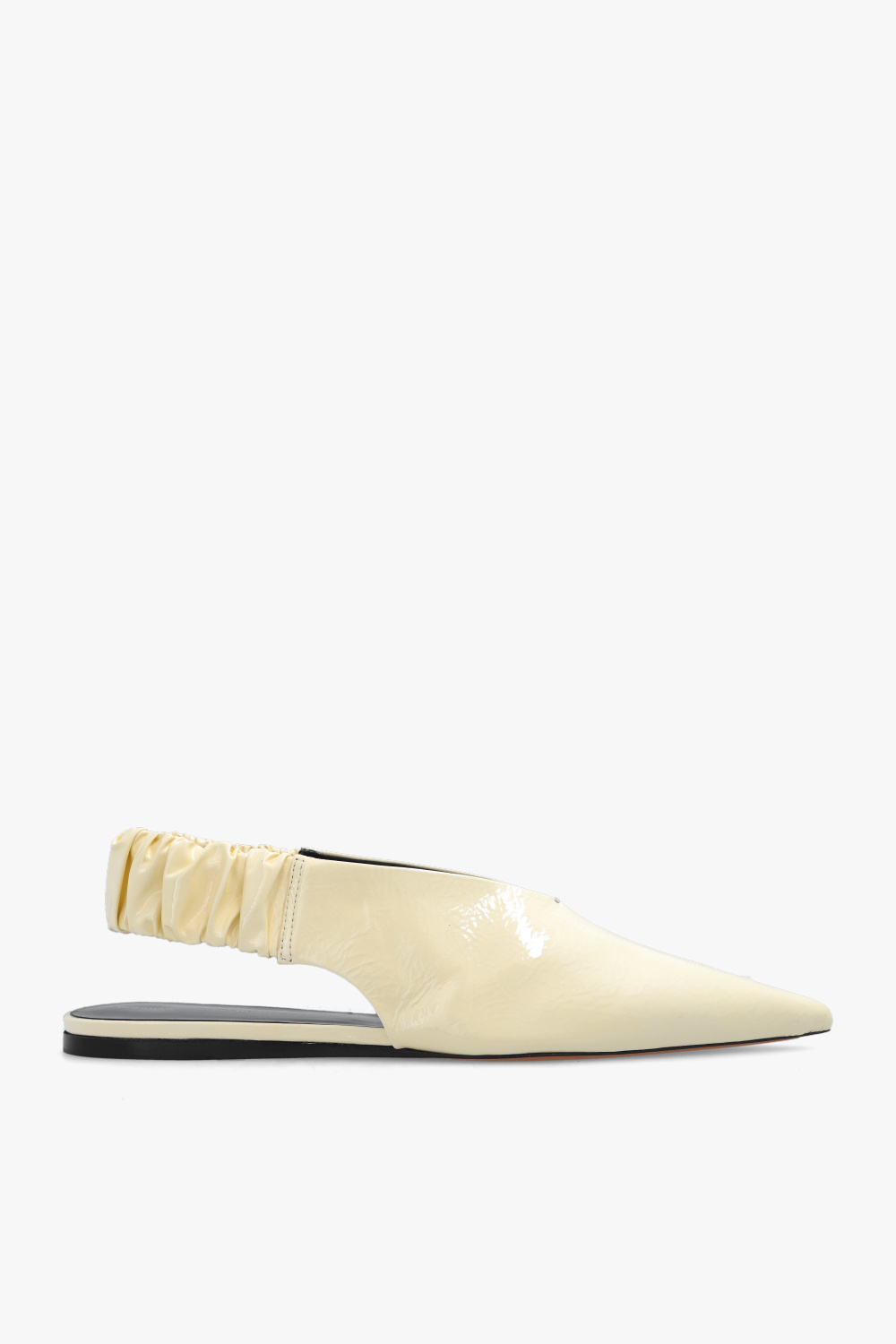 GenesinlifeShops Switzerland Cream Spike Slingback flats